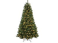Little grove finland kunstkerstboom met led verlichting (180 cm) (4x) - afbeelding 1 van  4