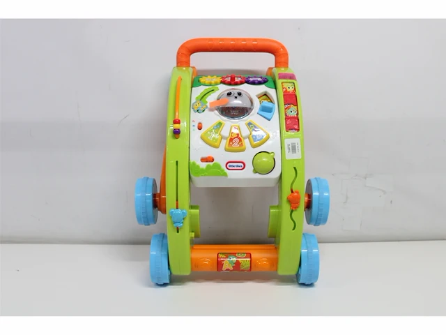 Little tikes 3-in-1 loopwagen meer dan 70 activiteiten liedjes en geluiden groen/oranje/wit - afbeelding 4 van  5