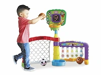 Little tikes 3 in 1 sportzone voor kinderen basketbal, voetbal en bowling urenlang actief spelen bevordert evenwicht en cordinatie - afbeelding 4 van  4