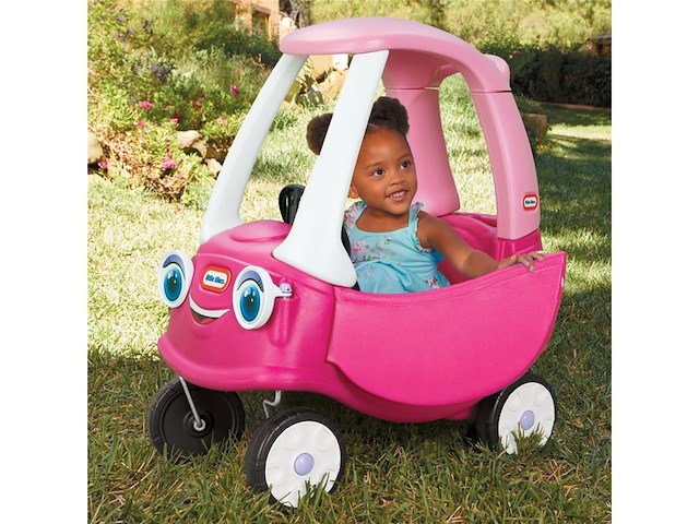 Little tikes loopauto princess cozy coupe roze - afbeelding 2 van  4