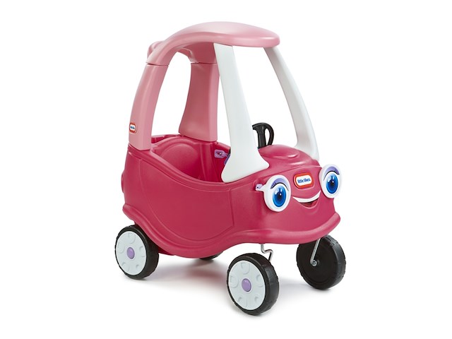 Little tikes loopauto princess cozy coupe roze - afbeelding 3 van  4