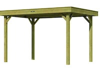 Living modulair excellent 300 groen geïmpregneerd hillhout, 236x346.5 cm - afbeelding 1 van  3