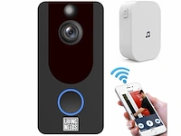 Living needs draadloze video deurbel met camera 1080p hd - afbeelding 1 van  2