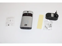 Living needs draadloze video deurbel met camera zilver - afbeelding 2 van  2