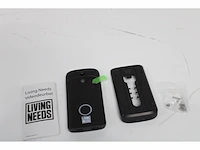 Living needs draadloze video deurbel met camera zwart - afbeelding 5 van  6