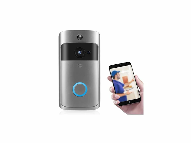 Living needs draadloze video deurbel met camera - afbeelding 1 van  2