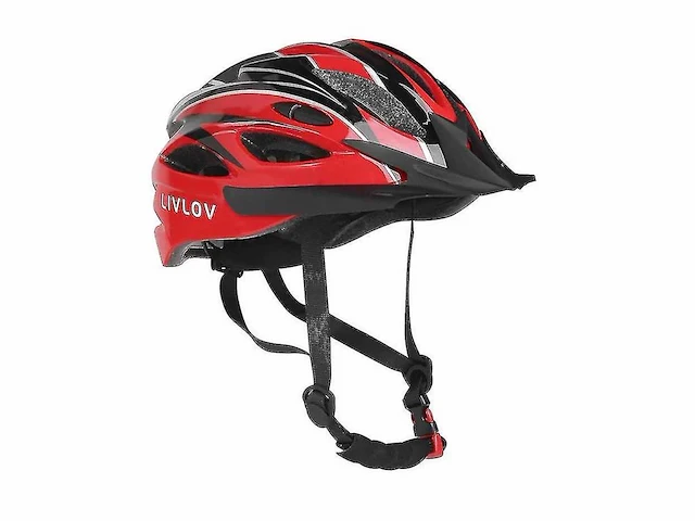 Livlov - rood - fietshelm (48x) - afbeelding 1 van  8