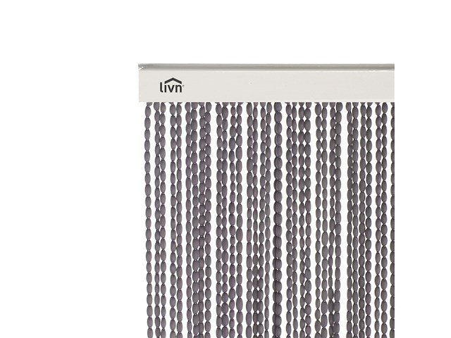 Livn deurgordijn bolt antraciet 100x230 cm - afbeelding 2 van  4