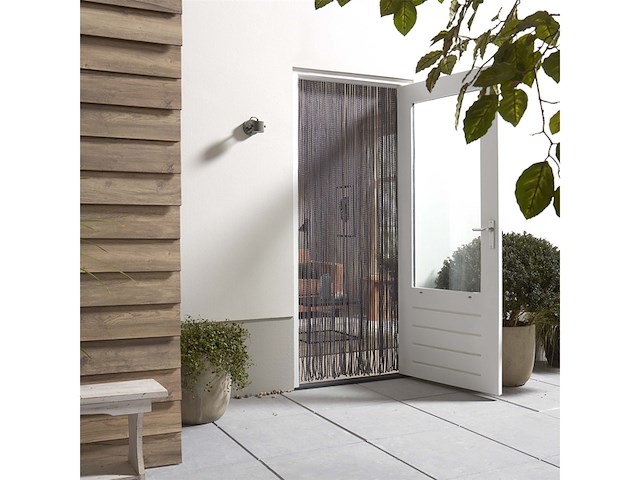 Livn deurgordijn bolt antraciet 100x230 cm - afbeelding 4 van  4