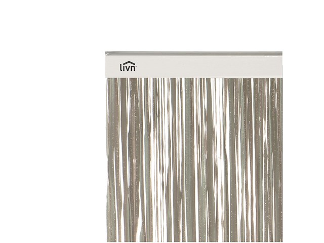 Livn deurgordijn tape grijs 100x230 cm - afbeelding 2 van  6