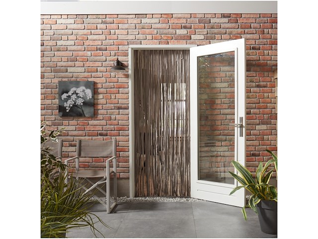 Livn deurgordijn tape grijs 100x230 cm - afbeelding 4 van  6