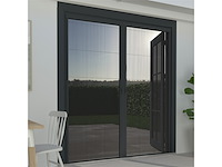 Livn plissehordeur excellent antraciet 96x224 cm - afbeelding 1 van  6