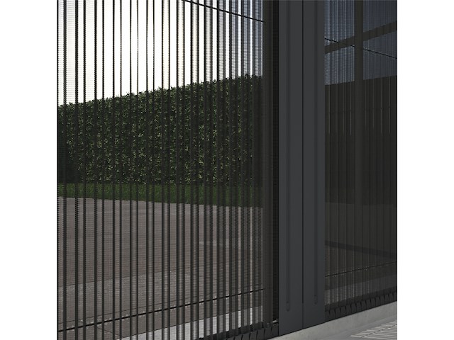 Livn plissehordeur excellent antraciet 96x224 cm - afbeelding 4 van  6