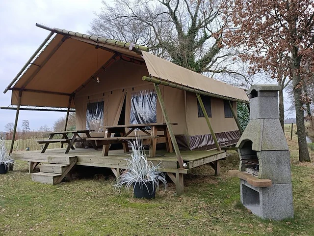 ( locatie appingedam ) compleet ingerichte safaritent / glampingtent - afbeelding 67 van  87