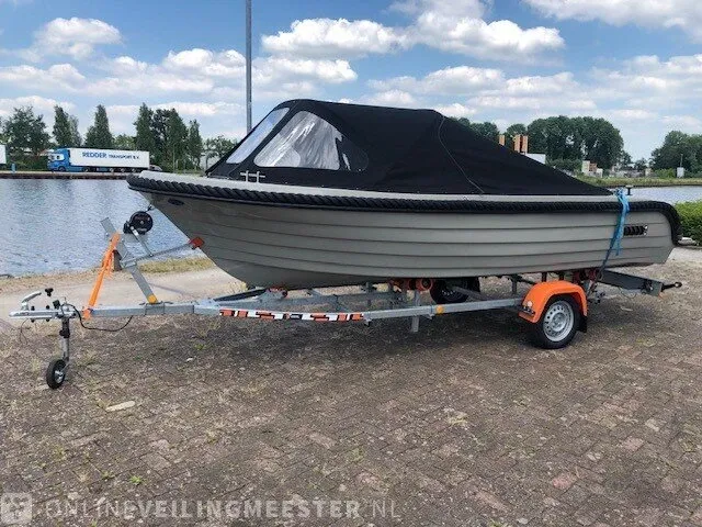 ( locatie assen) tender sloep dreamliner 560 inclusief trailer en 10 pk honda motor, bouwjaar 2022 - afbeelding 1 van  31