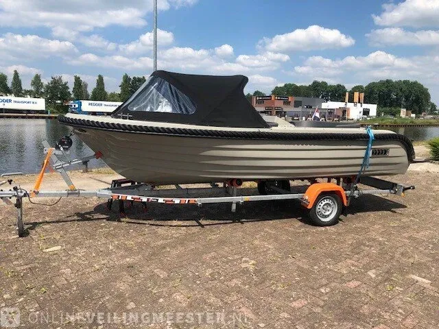 ( locatie assen) tender sloep dreamliner 560 inclusief trailer en 10 pk honda motor, bouwjaar 2022 - afbeelding 12 van  31