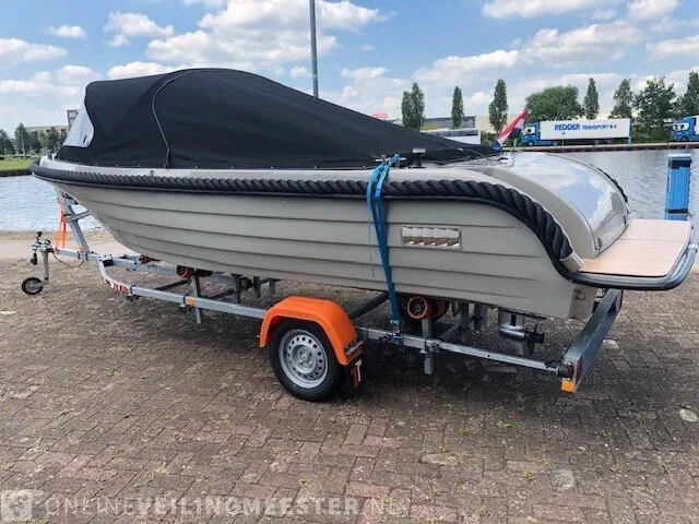 ( locatie assen) tender sloep dreamliner 560 inclusief trailer en 10 pk honda motor, bouwjaar 2022 - afbeelding 23 van  31