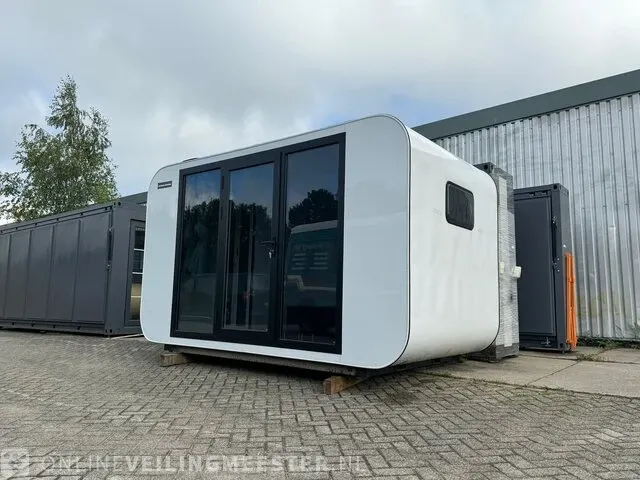 ( locatie barneveld ) studio tiny house stahlworks, 4m-wit-a, bouwjaar 2024 - afbeelding 1 van  16