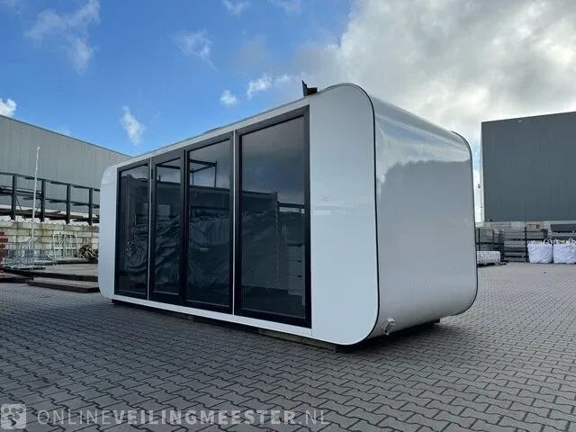 ( locatie barneveld ) studio tiny house stahlworks, 6m-wit-b, bouwjaar 2024 - afbeelding 1 van  6