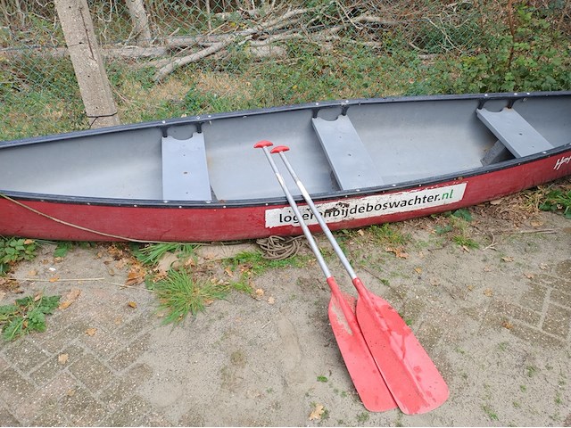 (locatie "de schotsman" zeeland) kano, apache, 16, incl. 2x peddel - afbeelding 1 van  9