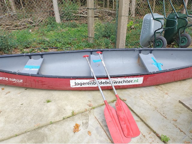 (locatie "de schotsman" zeeland) kano, apache, 16, incl. 2x peddel - afbeelding 1 van  9