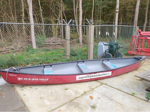 (locatie "de schotsman" zeeland) kano, apache, 16, incl. 2x peddel - afbeelding 2 van  9