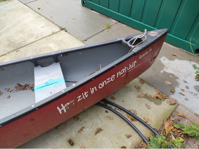(locatie "de schotsman" zeeland) kano, apache, 16, incl. 2x peddel - afbeelding 7 van  9