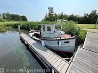 ( locatie dokkumer nieuwe zijlen ) unieke franse vissersboot / -kotter, frans visserboot - afbeelding 4 van  10