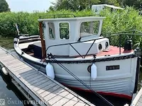 ( locatie dokkumer nieuwe zijlen ) unieke franse vissersboot / -kotter, frans visserboot - afbeelding 5 van  10