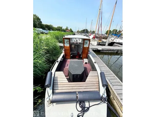 ( locatie dokkumer nieuwe zijlen ) unieke franse vissersboot / -kotter, frans visserboot - afbeelding 6 van  10