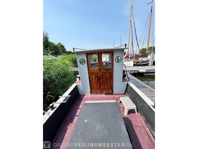 ( locatie dokkumer nieuwe zijlen ) unieke franse vissersboot / -kotter, frans visserboot - afbeelding 7 van  10