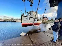 ( locatie dokkumer nieuwe zijlen ) unieke franse vissersboot / -kotter, frans visserboot - afbeelding 8 van  10