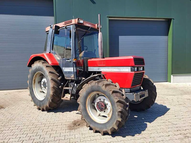 ( locatie froombosch ) trekker, case international , 845xl, rood, 1987 - afbeelding 4 van  11