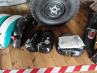(locatie gorredijk) verzameling diverse onderdelen harley davidson - afbeelding 4 van  5