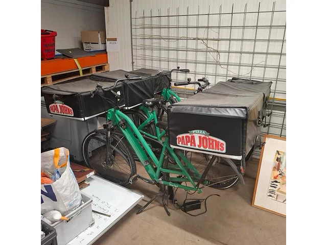 (locatie groningen) 3x elektrische bezorgfiets, delivery support - afbeelding 1 van  8