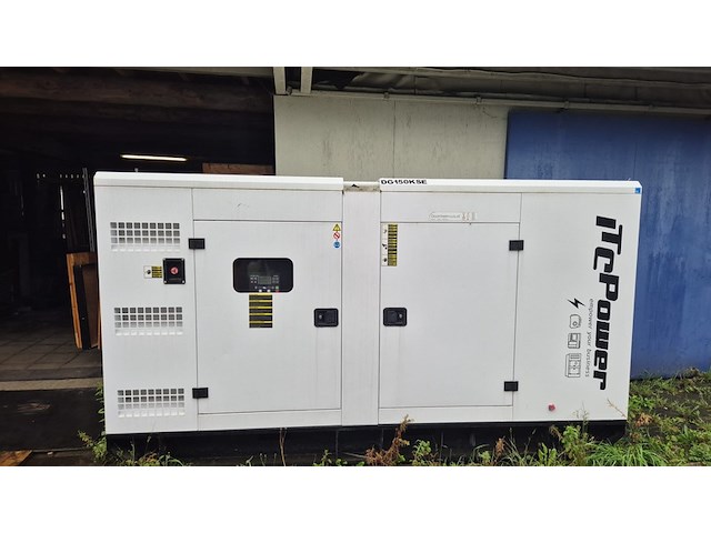 ( locatie groningen) aggregaat | slechts 203 draaiuren, itc power, dg150kse, 2024 - afbeelding 1 van  5
