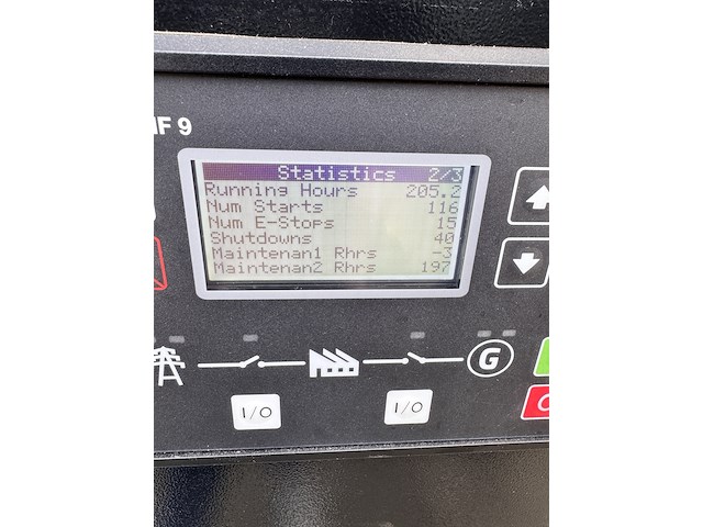 ( locatie groningen) aggregaat | slechts 203 draaiuren, itc power, dg150kse, 2024 - afbeelding 5 van  5