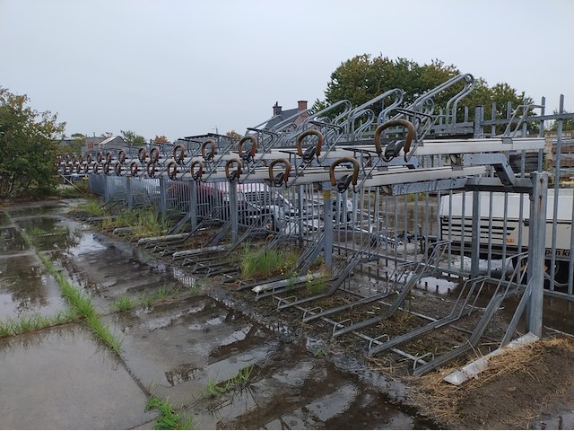 (locatie heemskerk) partij dubbele fietsenrekken - etagerekken - fietsetagerekken velopa - afbeelding 1 van  10