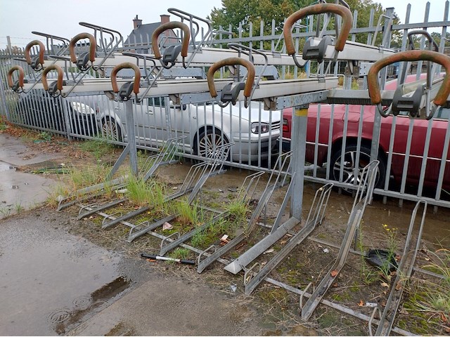 (locatie heemskerk) partij dubbele fietsenrekken - etagerekken - fietsetagerekken velopa - afbeelding 5 van  10