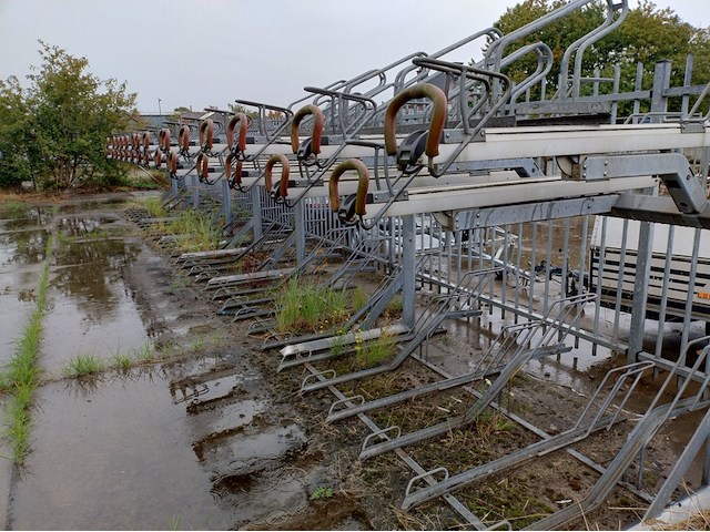 (locatie heemskerk) partij dubbele fietsenrekken - etagerekken - fietsetagerekken velopa - afbeelding 10 van  10