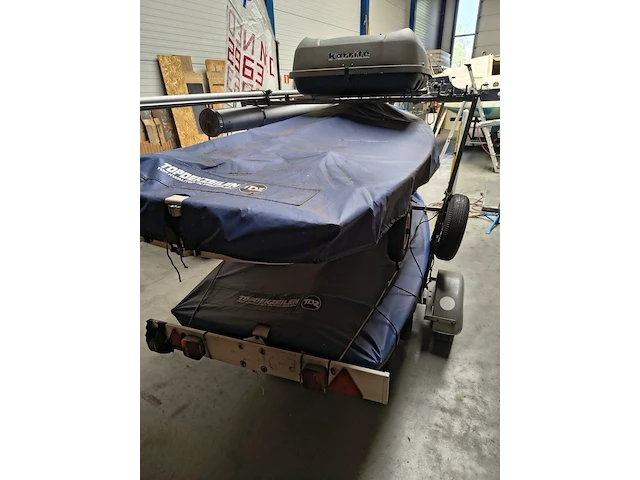 ( locatie sneek ) 2x splash zeilboot inclusief trolleys en wegtrailer, blauw - afbeelding 16 van  22