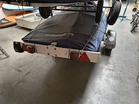 ( locatie sneek ) 2x splash zeilboot inclusief trolleys en wegtrailer, blauw - afbeelding 17 van  22