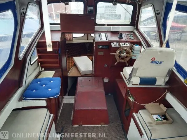 (locatie sneek) albatros 20 spitsgatter, wit, bouwjaar ca 1985 - afbeelding 13 van  14