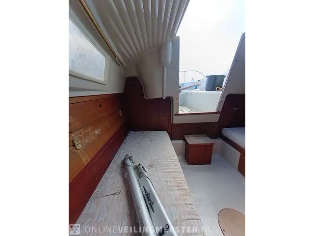 (locatie sneek) kajuitzeilboot met totasu sailpro 6pk 4 takt buitenboordmotor dehler, sprinta 70, wit, bouwjaar 1978 - afbeelding 2 van  36