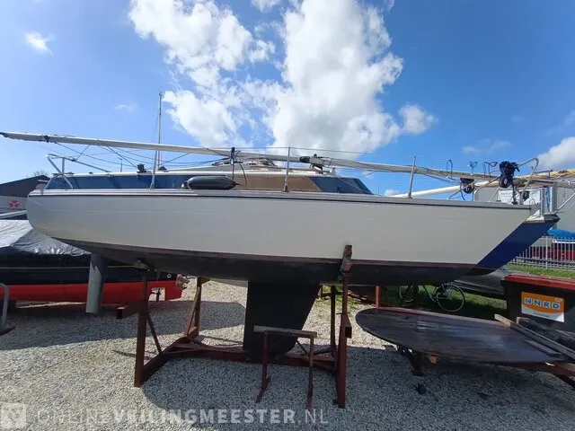 (locatie sneek) kajuitzeilboot met totasu sailpro 6pk 4 takt buitenboordmotor dehler, sprinta 70, wit, bouwjaar 1978 - afbeelding 23 van  36