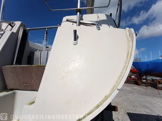 (locatie sneek) kajuitzeilboot met totasu sailpro 6pk 4 takt buitenboordmotor dehler, sprinta 70, wit, bouwjaar 1978 - afbeelding 34 van  36