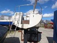 (locatie sneek) kajuitzeilboot met totasu sailpro 6pk 4 takt buitenboordmotor dehler, sprinta 70, wit, bouwjaar 1978 - afbeelding 36 van  36