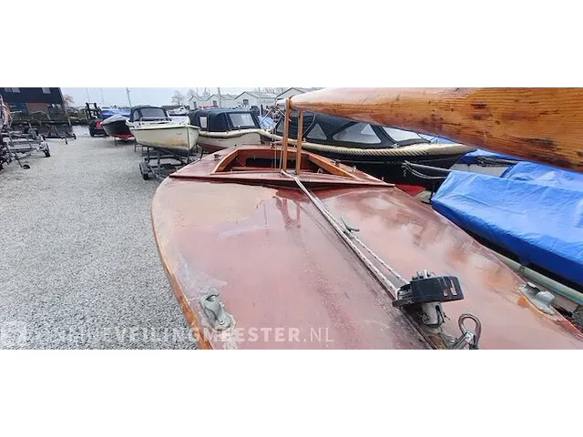 (locatie sneek) open zeilboot flytour, wit, bouwjaar ca 1980 - afbeelding 3 van  11