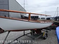 (locatie sneek) open zeilboot flytour, wit, bouwjaar ca 1980 - afbeelding 4 van  11