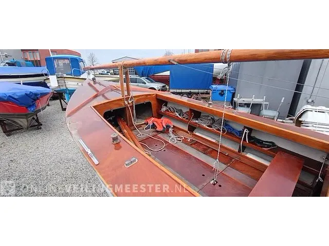 (locatie sneek) open zeilboot flytour, wit, bouwjaar ca 1980 - afbeelding 7 van  11